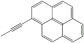 1-(1-propynyl)pyrene Structure