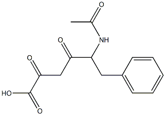 5-acetamido-2,4-dioxo-6-phenylhexanoic acid Structure