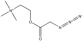 azidoacetylcholine 구조식 이미지