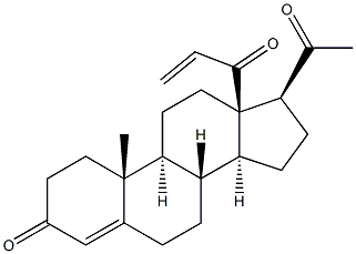 18-oxo-18-vinylprogesterone Structure