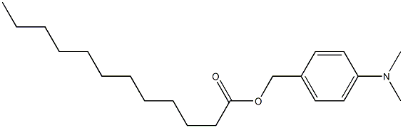 4-N,N-dimethylaminobenzyl laurate Structure