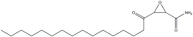 2,3-epoxy-4-oxononadecanamide Structure