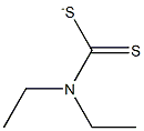 diethylamine-N-carbodithioate Structure