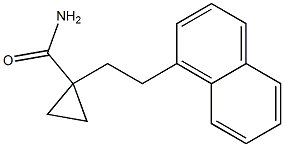 N-(2-naphth-1-yl-ethyl)cyclopropyl carboxamide 구조식 이미지