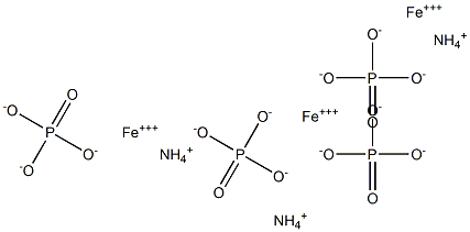 FERRICAMMONIUMORTHOPHOSPHATE 구조식 이미지