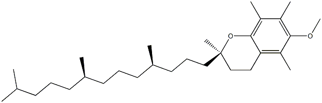 ALPHA-TOCOPHEROLMETHYLETHER 구조식 이미지