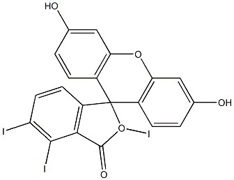 2,4,5-TRIIODOFLUORESCEIN Structure