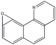 BENZO(H)QUINOLINE-9,10-EPOXIDE 구조식 이미지