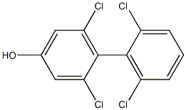2,6,2',6'-TETRACHLORO-4-BIPHENYLOL Structure