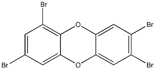 1,3,7,8-TETRABROMODIBENZO-PARA-DIOXIN 구조식 이미지