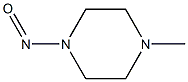 N-METHYL-N'-NITROSOPIPERAZINE 구조식 이미지