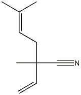 2-ETHENYL-2,5-DIMETHYL-4-HEXENENITRILE Structure