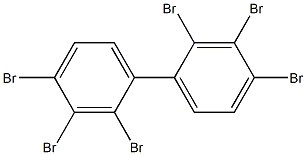 2,2',3,3',4,4'-HEXABROMOBIPHENYL 구조식 이미지