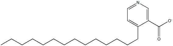 TETRADECYLNICOTINATE 구조식 이미지