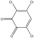 3,4,6-TRICHLORO-ORTHO-BENZOQUINONE Structure