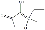 4-HYDROXY-5-ETHYL-5-METHYL-3(2H)-FURANONE 구조식 이미지