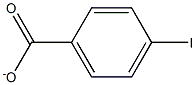 4-IODOBENZOATE 구조식 이미지