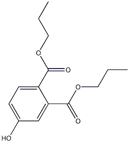 DI-N-PROPYL-4-HYDROXYPHTHALATE 구조식 이미지