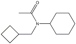 CIS-N-ACETYL-4-CYCLOBUTYL-METHYLCYCLOHEXYLAMINE Structure