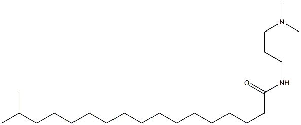 ISOOCTADECANAMIDE,N-(3-DIMETHYLAMINO)PROPYL- 구조식 이미지