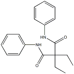 DIETHYLMALONANILIDE 구조식 이미지