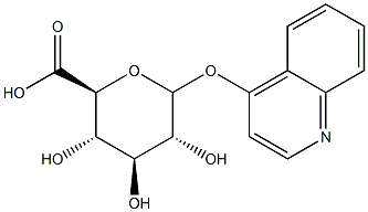 4-QUINOLGLUCURONIDE Structure