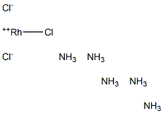 CHLOROPENTAAMINERHODIUMCHLORIDE Structure