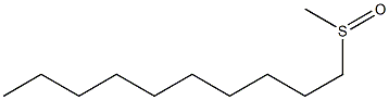 N-DECYLMETHYLSULPHOXIDE 구조식 이미지