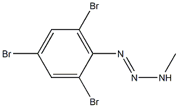 3-METHYL-1(2,4,6-TRIBROMOPHENYL)TRIAZENE 구조식 이미지