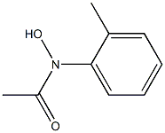 N-ACETYL-N-(2-METHYLPHENYL)HYDROXYLAMINE 구조식 이미지