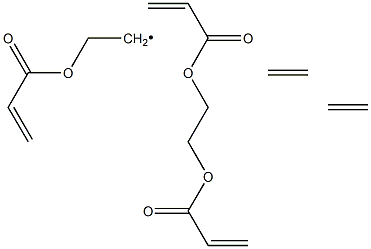 TETRAETHYLENETRIACRYLATE 구조식 이미지