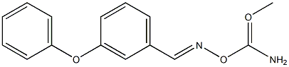 3-PHENOXYBENZALDEHYDE-O-METHYLCARBAMOYLOXIME Structure
