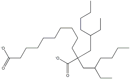 DI(2-ETHYLHEXYL)1,10-DECANODICARBOXYLATE 구조식 이미지