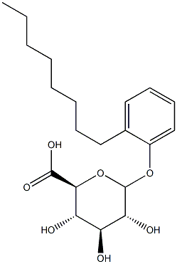 OCTYLPHENOLGLUCURONIDE Structure