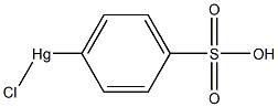 PARA-CHLOROMERCURIPHENYLSULPHONICACID Structure