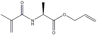 METHACRYLOYL-ALANINE-ALLYLESTER Structure