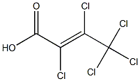 PENTACHLOROBUTENOICACID 구조식 이미지