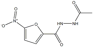 N'-ACETYL-5-NITRO-FUROHYDRAZIDE 구조식 이미지