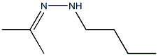 ACETONEBUTYLHYDRAZONE Structure