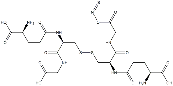 GLUTATHIONETHIONITRITE 구조식 이미지