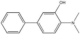 3-BIPHENYLOL,4-(DIMETHYLAMINO)- Structure
