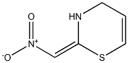 TETRAHYDRO-2-(NITROMETHYLENE)-1,3,THIAZINE 구조식 이미지