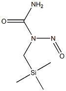 N-TRIMETHYLSILYMETHYL-N-NITROSOUREA Structure