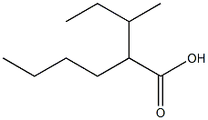 PENTANOICACID,2-BUTYL-3-METHYL- Structure