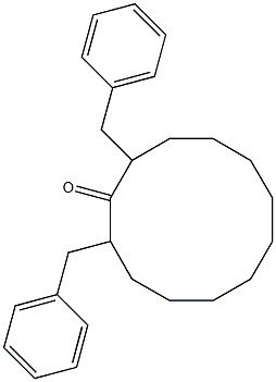 2,12-DIBENZYLCYCLODODECANONE Structure