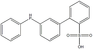 3-(DIPHENYLPHOSPHINE)BENZENESULPHONATE Structure