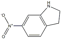 INDOLINE,6-NITRO- Structure