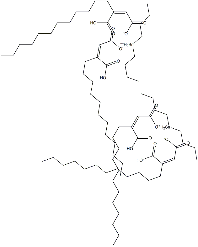 BIS(DIBUTYLTIN)MONOLAURYLMALEATE Structure