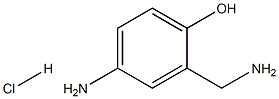 2-AMINOMETHYL-PARA-AMINOPHENOLHYDROCHLORIDE 구조식 이미지