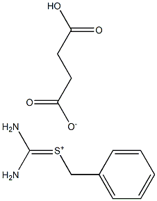 BENZYLTHIOURONIUMSUCCINATE Structure